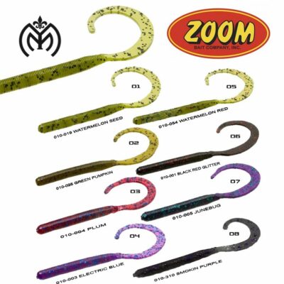 Zoom Curvy Tail Worm 4(all)