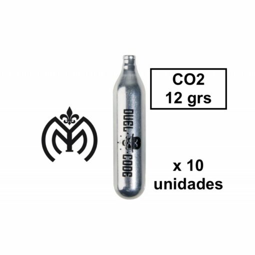 Bombonas CO2 DUEL CODE® 12 gr (10 unidades)