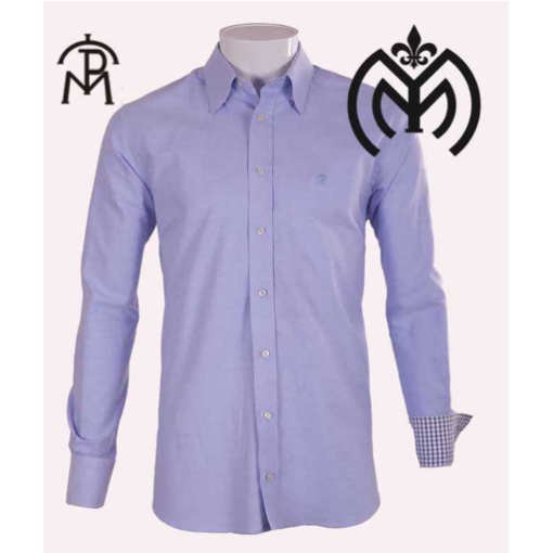 Camisa Hombre Pasion Morena® mod.01-060 Celeste 2XL