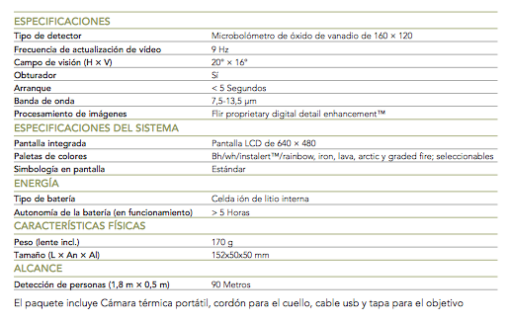 Visor Térmico FLIR® SCOUT TK - Imagen 5