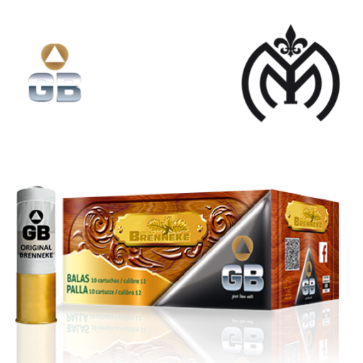 Cartucho-Bala CAZA GB® Brenneke
