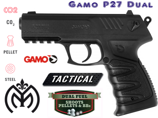 PISTOLA GAMO® P-27 Dual (BBs y balines) - Imagen 2