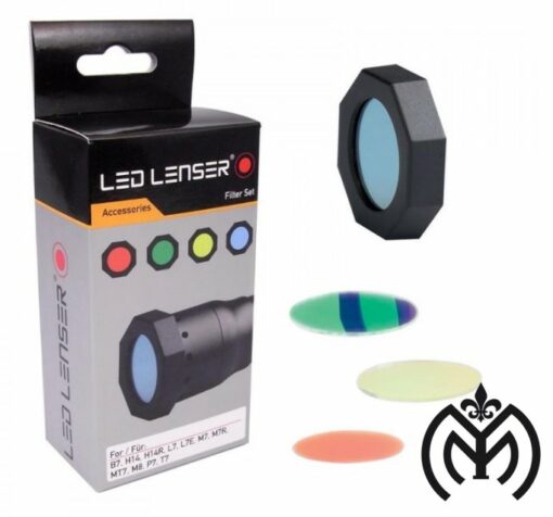 LED LENSER® Protector Goma + 4 filtros colores - Imagen 2