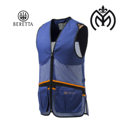 Chaleco Tiro Beretta FULL MESH - Blue Beretta