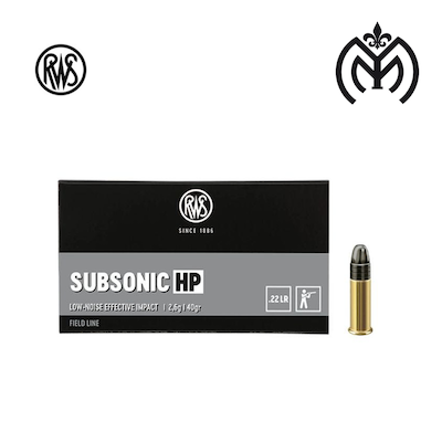 Munición RWS Cal.22LR SUBSONIC