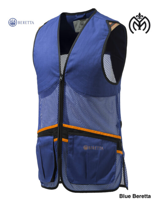 Chaleco Tiro Beretta FULL MESH - Blue Beretta - Imagen 2
