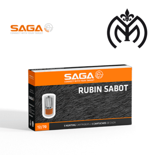 Cartucho-Bala CAZA SAGA® Rubin Sabot