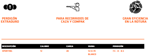 Cartucho Tiro SAGA® Sporting 28 - Imagen 2
