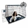 Jaula plegable adaptada porton 93x69x59/41