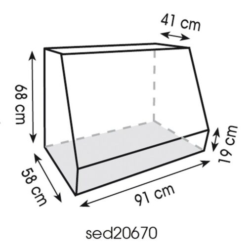 Jaula plegable adaptada porton 93x69x59/41 - Imagen 3