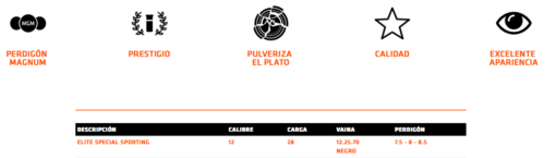 Cartucho Tiro SAGA® Elite Special Sporting 28 - Imagen 2