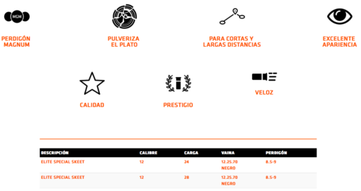 Cartucho Tiro SAGA® Elite Special Skeet - Imagen 2