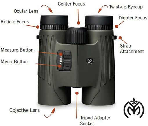 Prismáticos Vortex® FURY con Telémetro Láser 10x42 HD Applied Ballistics - Imagen 6