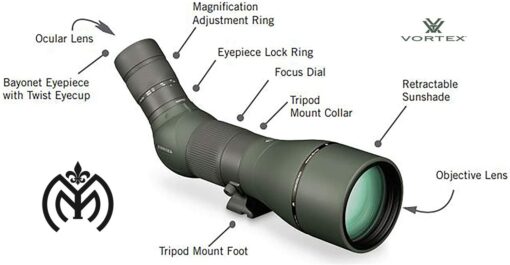 Telescopio Vortex RAZOR HD 22-48x65 Angulado - Imagen 6