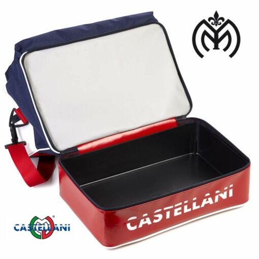 BOLSA TIRO Castellani WP White/Red/Navy - Imagen 3