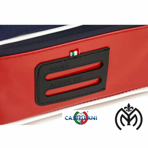 BOLSA TIRO Castellani WP White/Red/Navy - Imagen 4