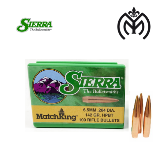 Puntas SIERRA® HPBT 6,5mm 142gr
