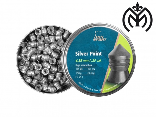 Balines H&N Silver Point (6,35mm) 