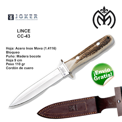 Cuchillo JOKER LINCE CC43
