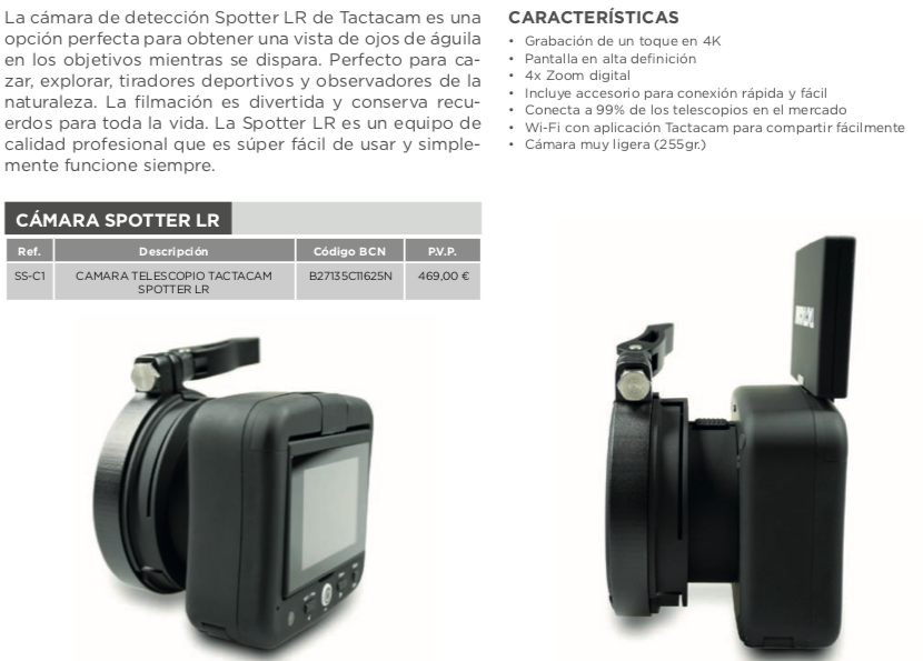 TACTACAM Spotter LR Con Vista E Registrazione 4K Per Cannocchiali - Foto 6
