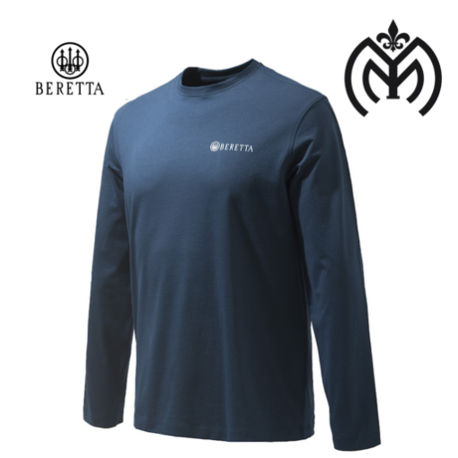 Camiseta Beretta Team LS - Blue Eclipse