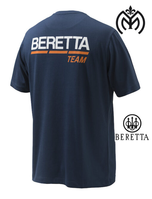 Camiseta Beretta® Team SS - Blue Eclipse - Imagen 3