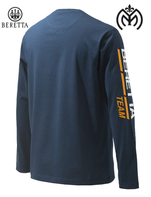 Camiseta Beretta Team LS - Blue Eclipse - Imagen 4