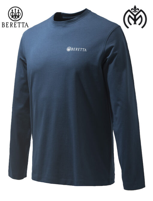 Camiseta Beretta Team LS - Blue Eclipse - Imagen 2