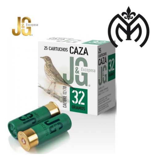 Cartucho CAZA J&G® 32gr