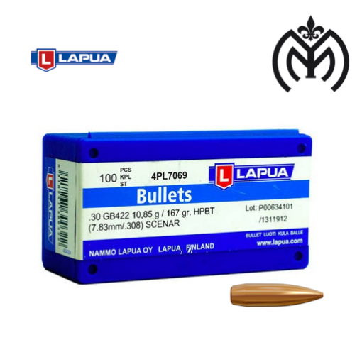 Puntas LAPUA® cal.30  Scenar  167gr