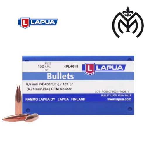 Puntas LAPUA® cal.6,5  Scenar  139gr