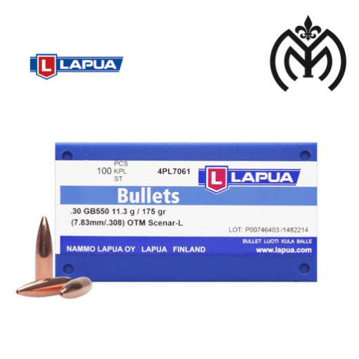 Puntas LAPUA® cal.30  Scenar L 175gr