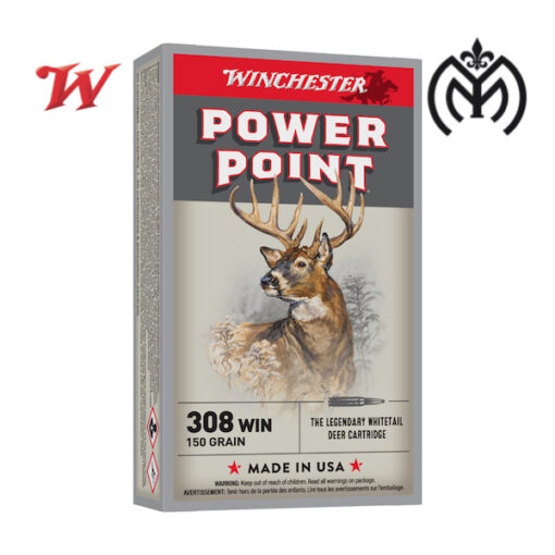 WINCHESTER® 308win 150gr Power Point - Imagen 2