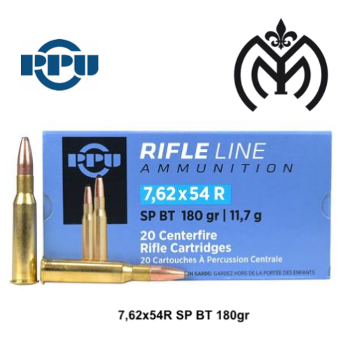 PPU® 7,62x54R SP BT 180gr