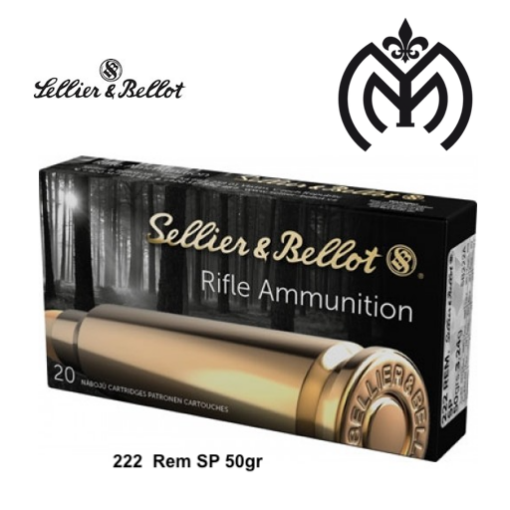 S&B® 222 Rem SP 50gr