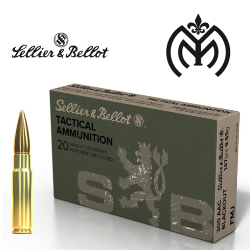 S&B® 300 AAC Blackout FMJ 147gr