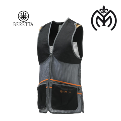 Chaleco Tiro Beretta FULL MESH - Black/Grey