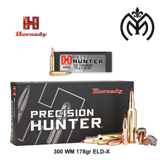 HORNADY® 300 WM Precision Hunter 178 gr ELD-X