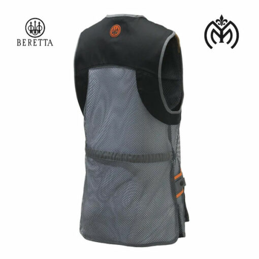 Chaleco Tiro Beretta FULL MESH - Black/Grey - Imagen 2