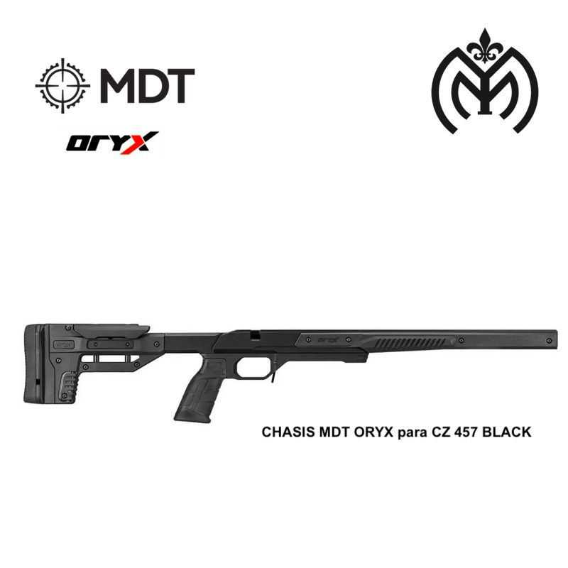 Chasis MDT ORYX Sportsman CZ457 NEGRO - Imagen 2