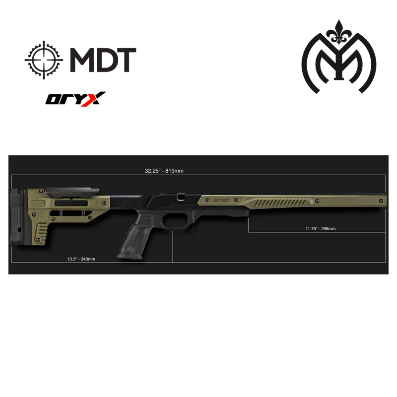 Chasis MDT ORYX Sportsman CZ457 GRIS - Imagen 4