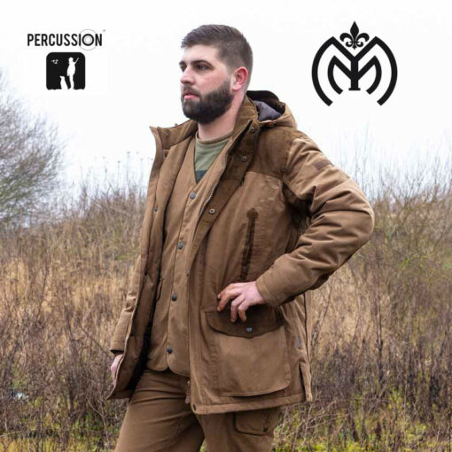 Chaquetón PERCUSSION Rambouillet MARRON (1374) - Imagen 5