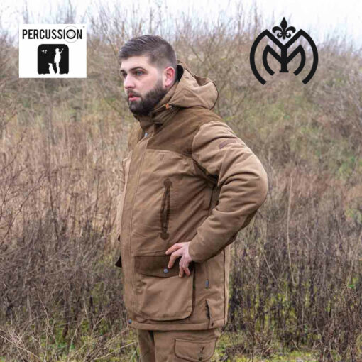 Chaquetón PERCUSSION Rambouillet MARRON (1374) - Imagen 3