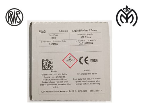 Pistón RWS® Large Rifle MAGNUM  (5333)  100 uds - Imagen 2