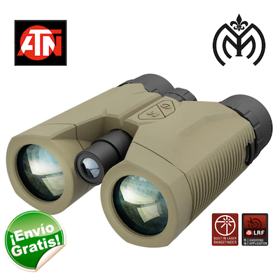 Binocular ATN 10x42 con telemetro