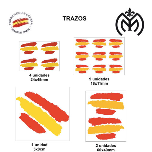 Pegatinas ESPAÑA Trazos - Imagen 2