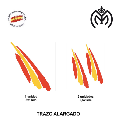 Pegatinas ESPAÑA Trazos Alargados - Imagen 2