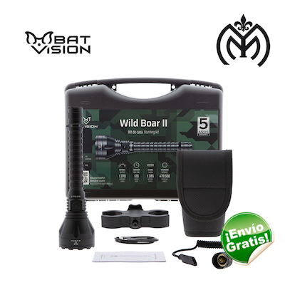 Kit Caza LINTERNA Led WILD BOAR B-Vision