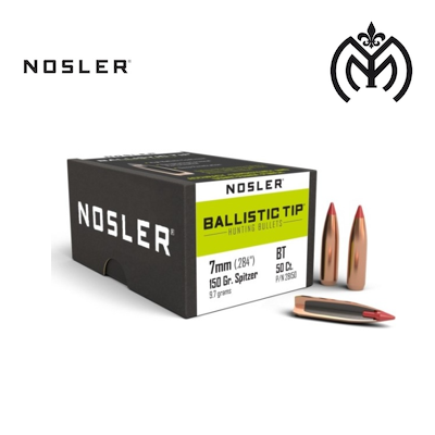 Puntas NOSLER cal.7mm Ballistics Tip 150gr