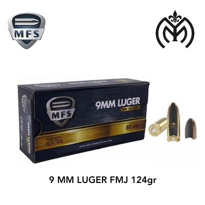 MFS 9mm FMJ 124gr